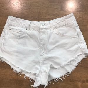 TOPSHOP Kiri White Shorts 🤍